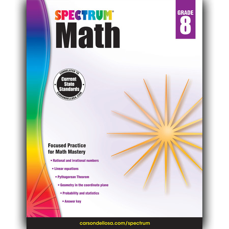 SPECTRUM Spectrum® Math Workbook, Grade 8 704568